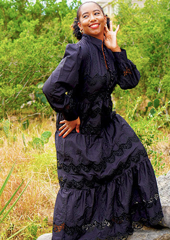 The Danso Eyelet Victorian dress - Danielle Emon The Danso Eyelet Victorian dress - Danielle Emon