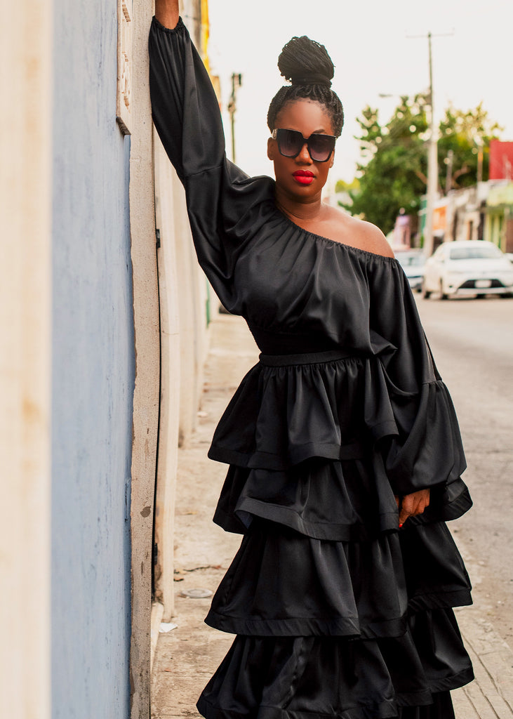 The "Juliette" Sateen Crop Top - Danielle Emon