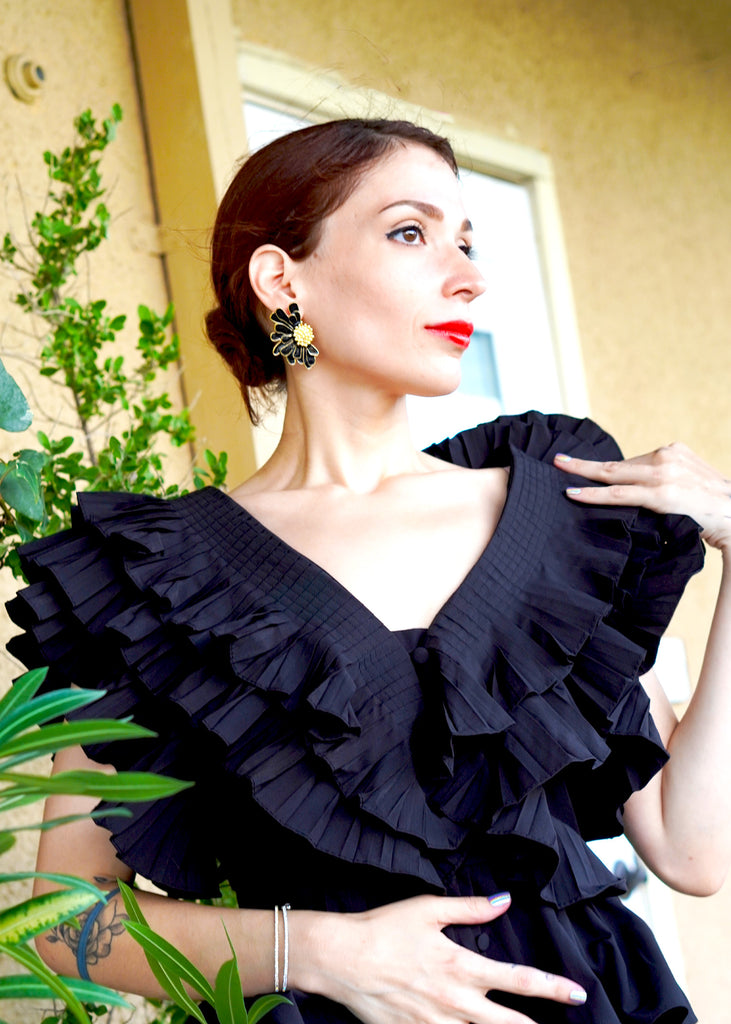 The “Holly” Ruffle Top - Danielle Emon