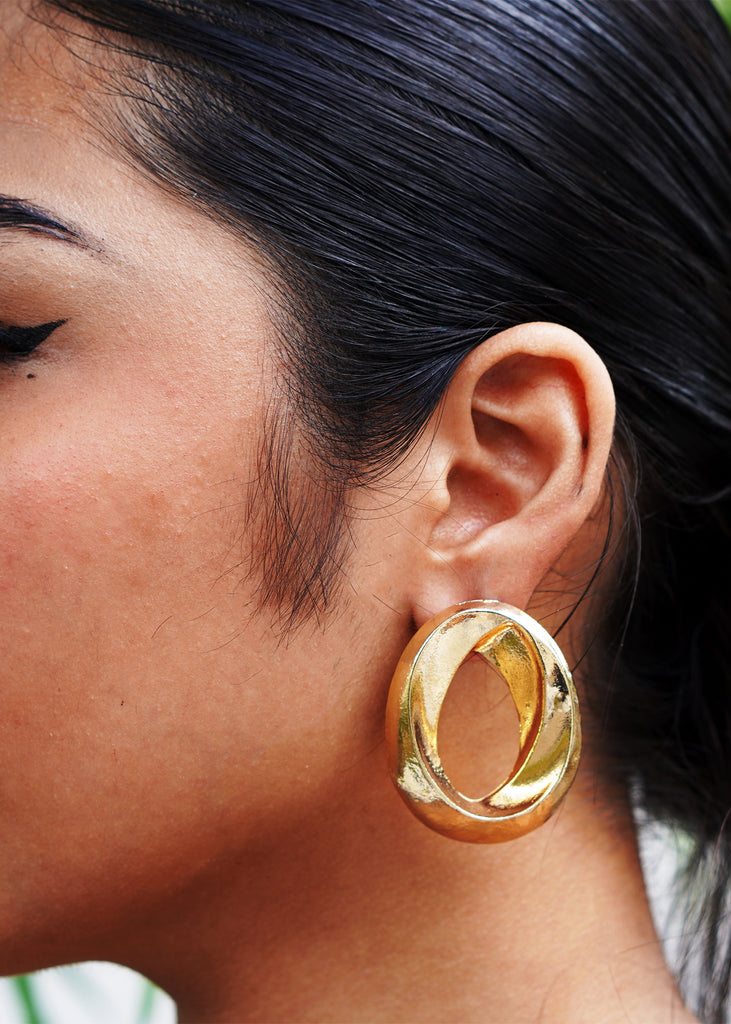 The "Ellis" Circle Statement Earrings - Danielle Emon