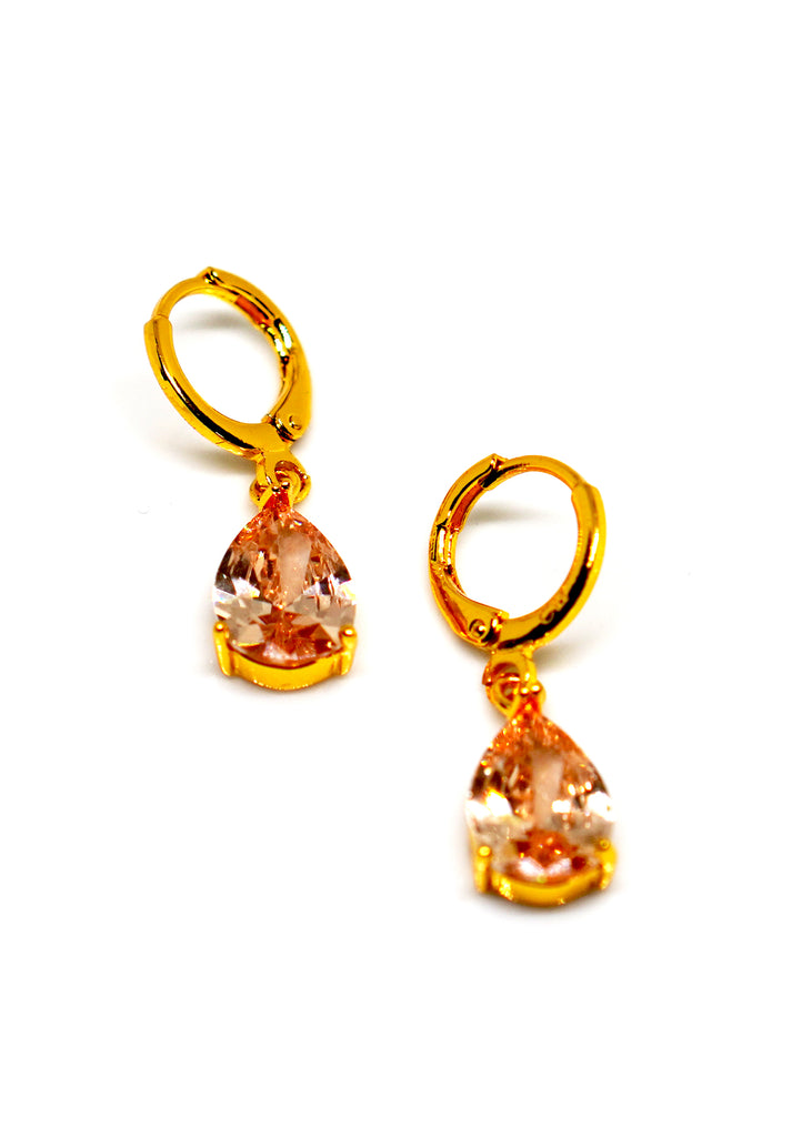 The "Rory" stone drop Earrings - Danielle Emon