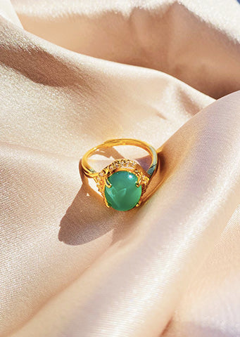 The "Adelaide" Emerald Drop Earrings