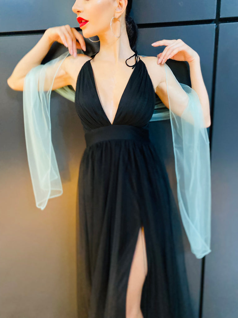 The “Ella” Tulle Shawl - Danielle Emon