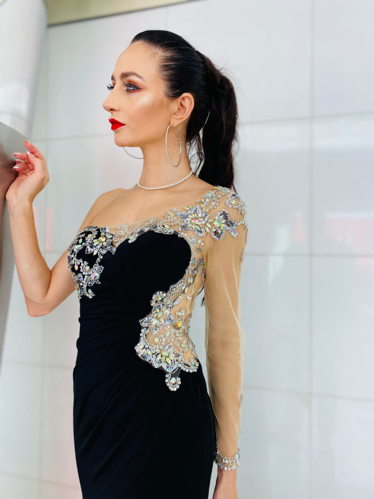 The “Darcy” one shoulder Gown - Danielle Emon