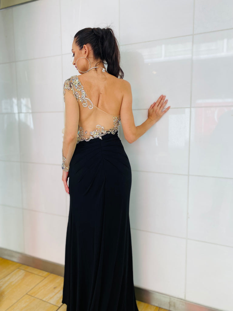 The “Darcy” one shoulder Gown - Danielle Emon