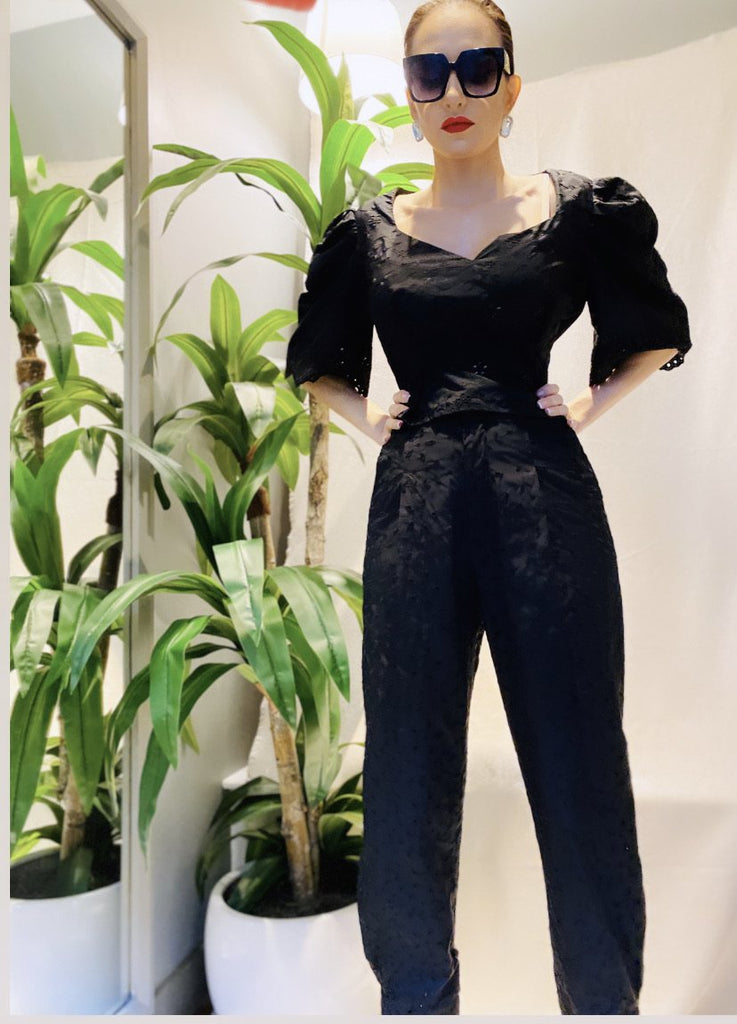 The Galina Eyelet Pant