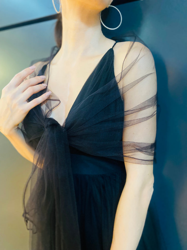 The “Ella” Tulle Shawl - Danielle Emon