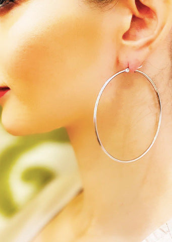 Gold Plated Pink Flower Drop Earrings