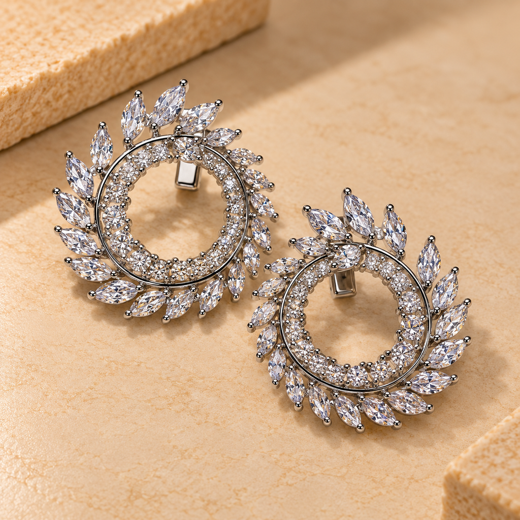 The "Georgina" Wreath Earrings - Danielle Emon