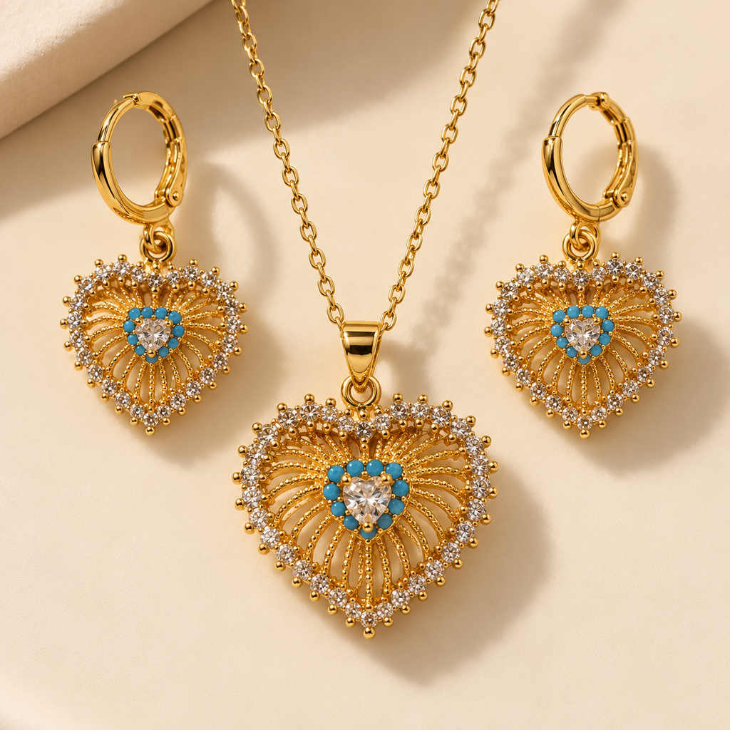The "Amara" Necklace Set - Danielle Emon