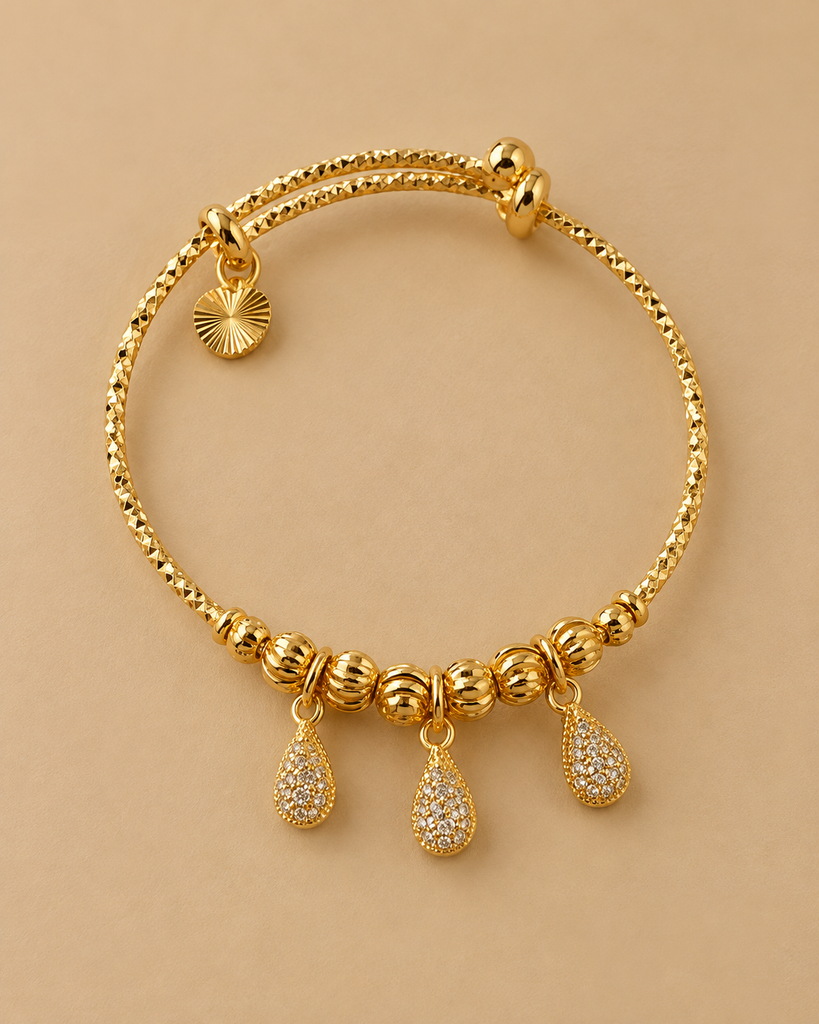The "Ophelia" Teardrop Adjustable Bracelet