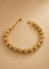 Oslo Two-Tone Gold Plated Ball Bracelet | Tarnish-Free Hypoallergenic Textured Beaded Statement Bracelet