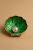 Verdant Seashell Luxe Brooch