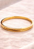 Anaya Gold Engraved Statement Bracelet – Tarnish-Free Luxury Bangle - Danielle Emon