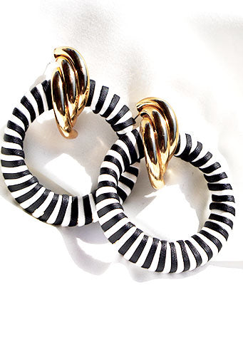 The "Winona" Tear Drop Gold Plated Dangle Earring