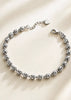 Charleston White Gold Plated Ball Bracelet – Tarnish Free Hypoallergenic Luxury Jewelry