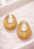 Delores Filigree Hoop Earrings | Gold Statement Luxury Hoops - Danielle Emon