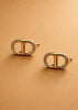 Dior Gold Plated Crystal Stud Earrings | Tarnish-Free Hypoallergenic Luxury Jewelry