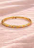Doha Two-Tone Gold Plated Bracelet | Elegant Tarnish-Free Hypoallergenic Bangle