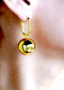 Gold Plated Ball Drop Earring - Danielle Emon