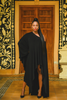 Malo Kaftan Dress - ornate architectural backdrop full body