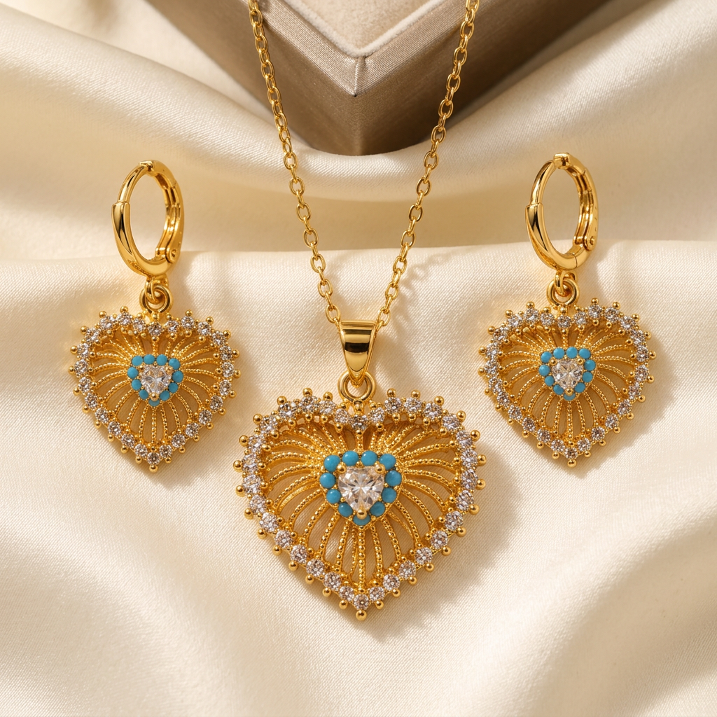 The "Amara" Necklace Set - Danielle Emon
