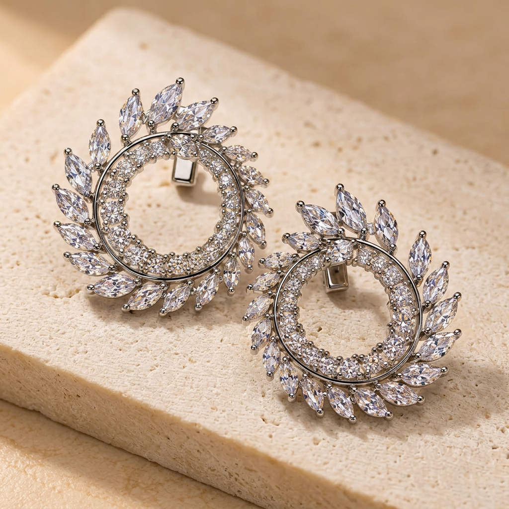 The "Georgina" Wreath Earrings - Danielle Emon