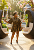 Gabrielle Dress - luxury outdoor venue golden hour