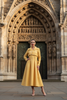 Julia Yellow Two-Piece Set - grand church cathedral entrance