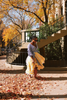 Adwoa Yellow & Gray Tulle Skirt - confident standing urban outdoor