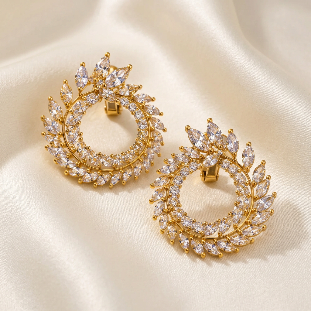 The "Georgina" Wreath Earrings - Danielle Emon