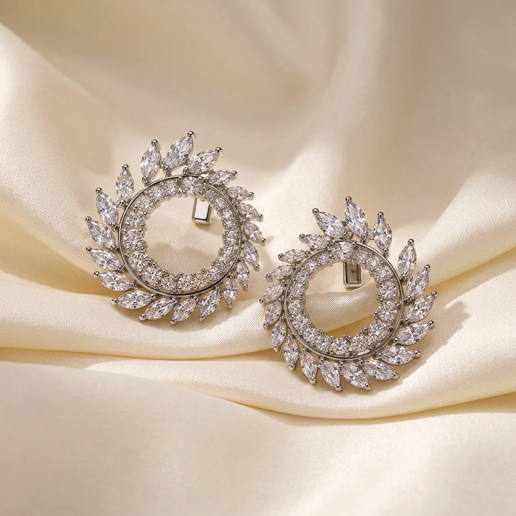 The "Georgina" Wreath Earrings - Danielle Emon
