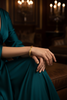 Anaya gold engraved bangle bracelet elegant evening styling