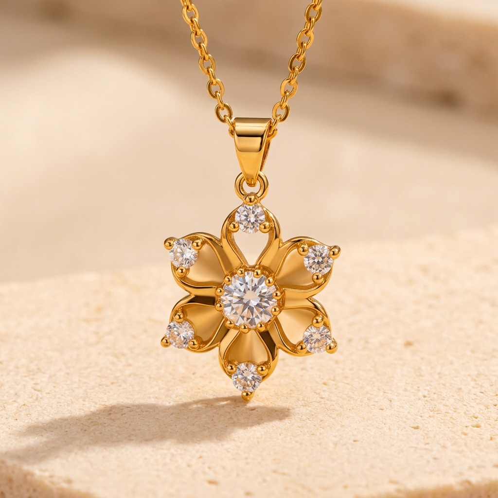 The "Arurelia" Floral Necklace Set - Danielle Emon