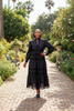 Danso Eyelet Victorian Dress - botanical garden cobblestone path