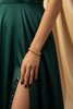 Capri two-tone twisted rope bangle bracelet elegant evening styling