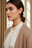 London emerald and rose drop earrings styled with everyday chic outfit