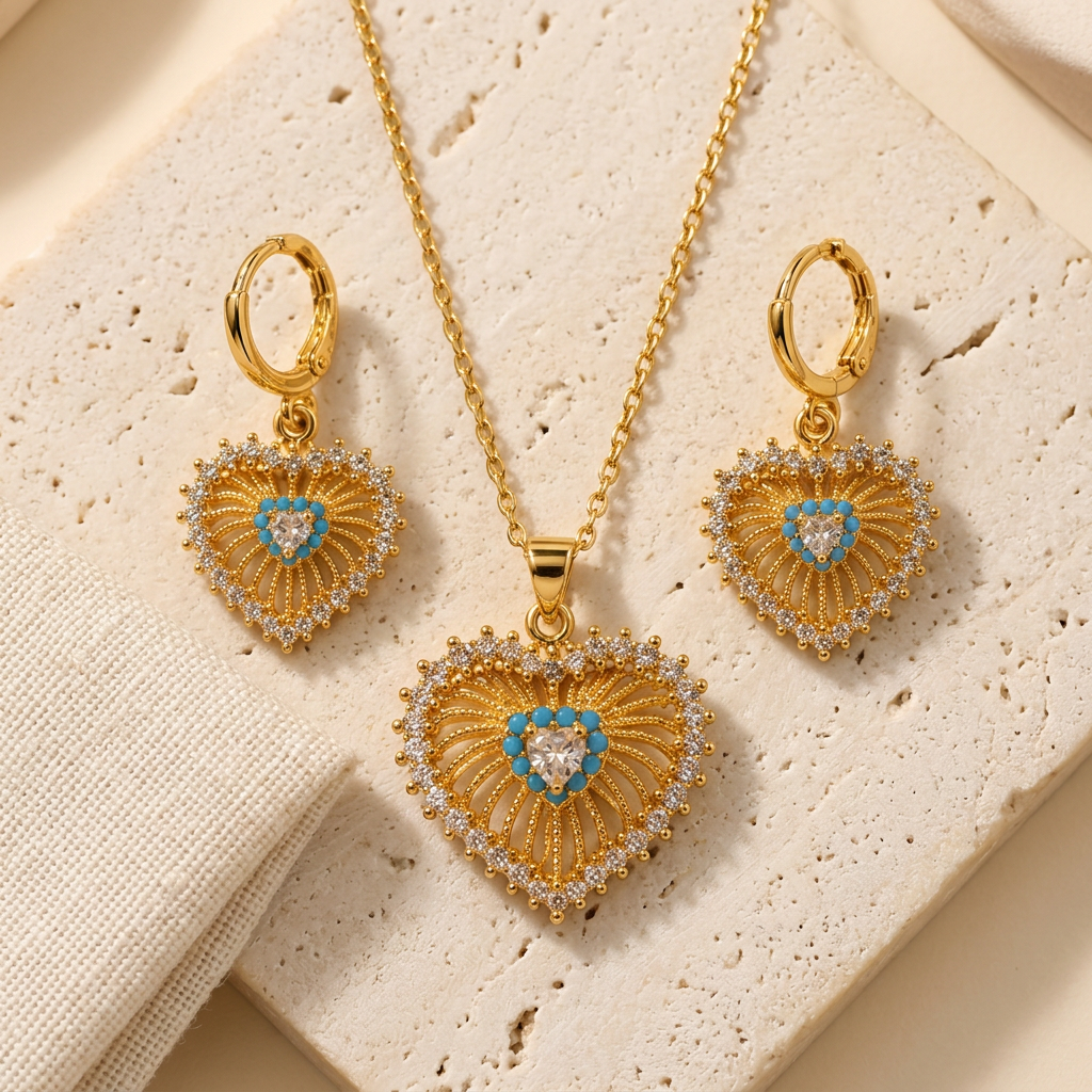 The "Amara" Necklace Set - Danielle Emon