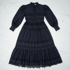 Danso Eyelet Victorian Dress - flat lay white marble