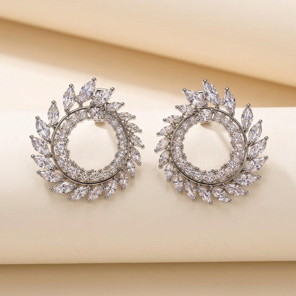 The "Georgina" Wreath Earrings - Danielle Emon