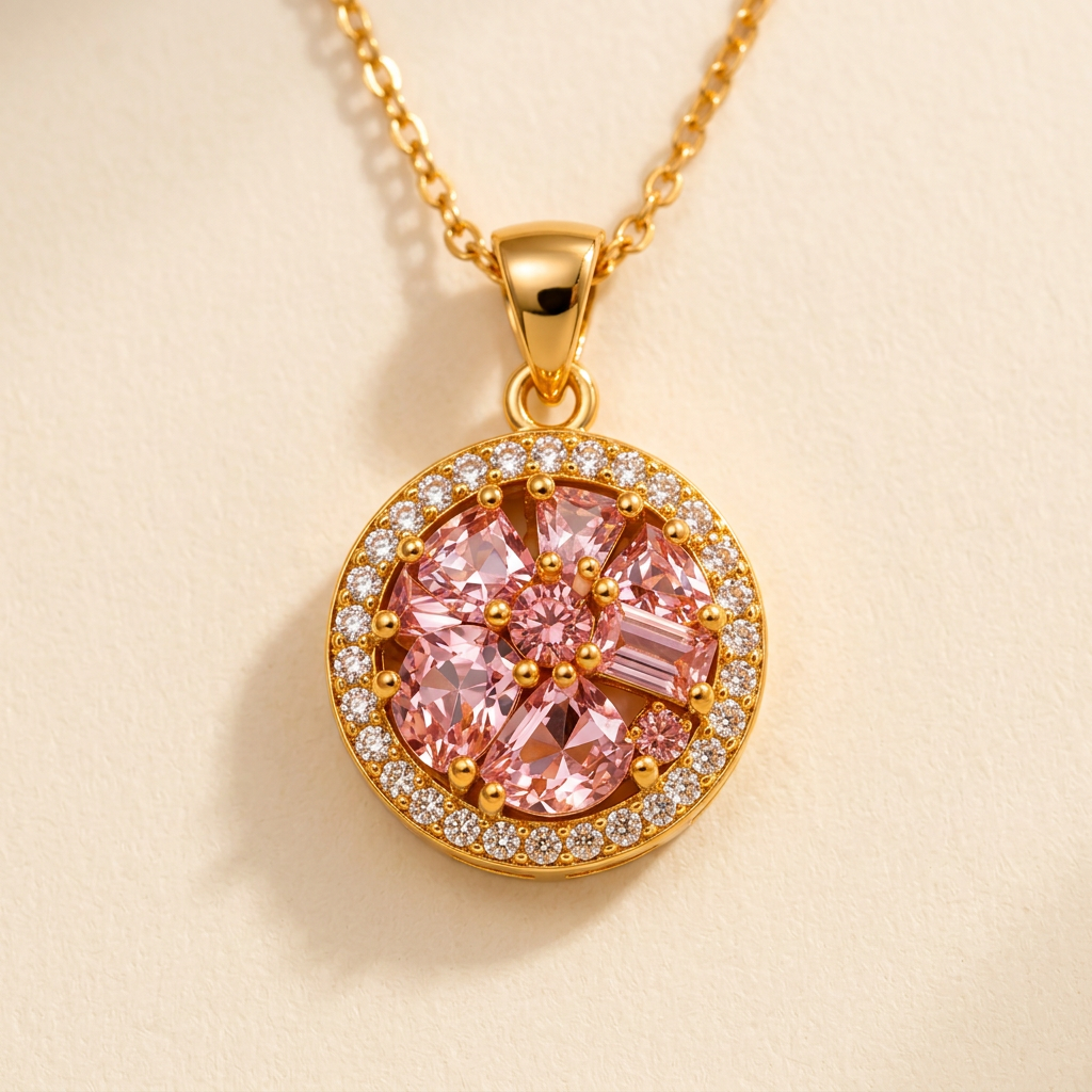 The "Beatrice" Stone Necklace Set - Danielle Emon