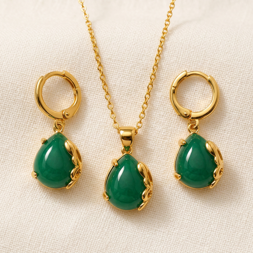 The "Helena" Necklace Set - Danielle Emon