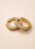 Lori Studded Hoop Earrings - Danielle Emon