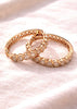 Madrid Rose Gold Diamond Hoop Earrings – Tarnish-Free Hypoallergenic Luxury Hoops - Danielle Emon