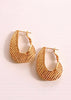 Quinn Gold Filigree Hoop Earrings - Danielle Emon