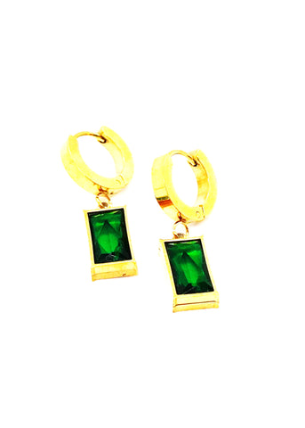 The "Ariel" Semi beaded Hoops
