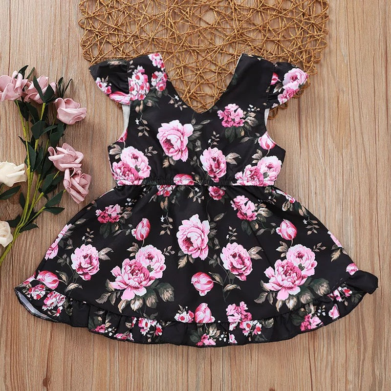 The Amani Black Ruffle Dress - Danielle Emon