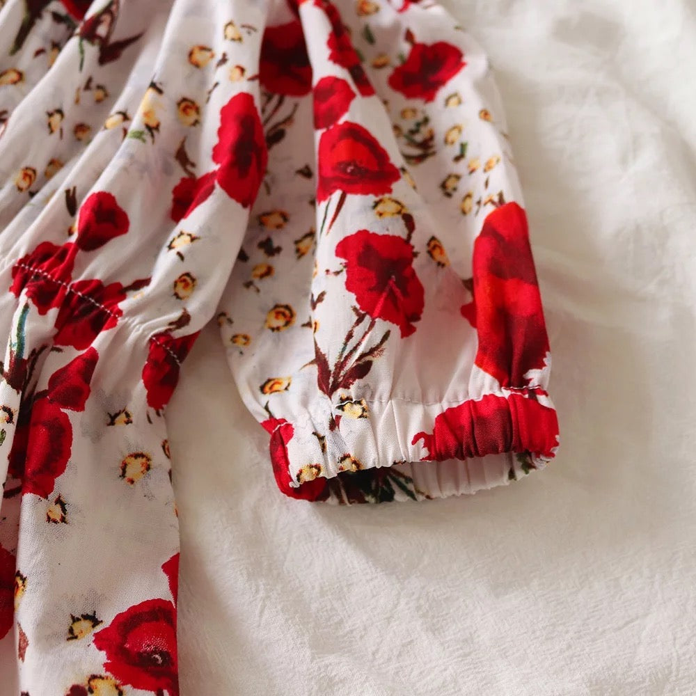 The Amelee Cotton Floral Dress - Danielle Emon
