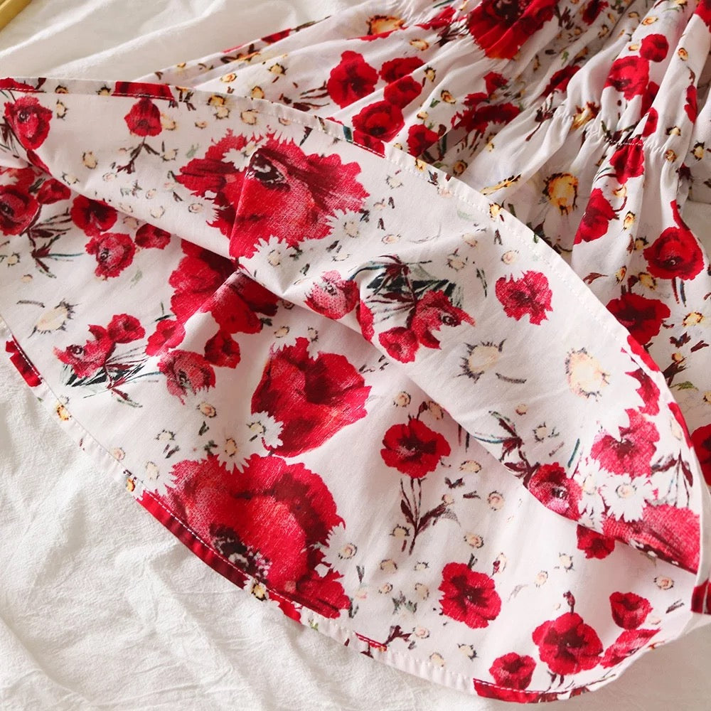 The Amelee Cotton Floral Dress - Danielle Emon