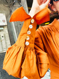 The Ramya Corset Dress - Mahogany